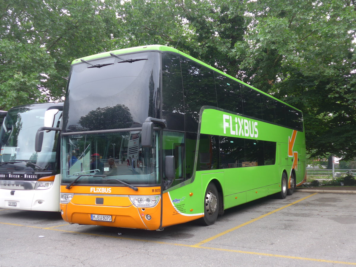 (193'783) - Aus Deutschland: Albus, Mnchen - Nr. M8070/M-EU 8070 - Scania am 9. Juni 2018 in Zrich, Sihlquai
