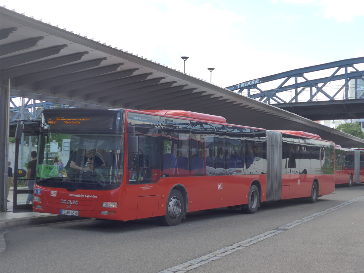 (194'188) - OLB Mnster - PB-HX 4348 - MAN am 18. Juni 2018 beim Bahnhof Freiburg