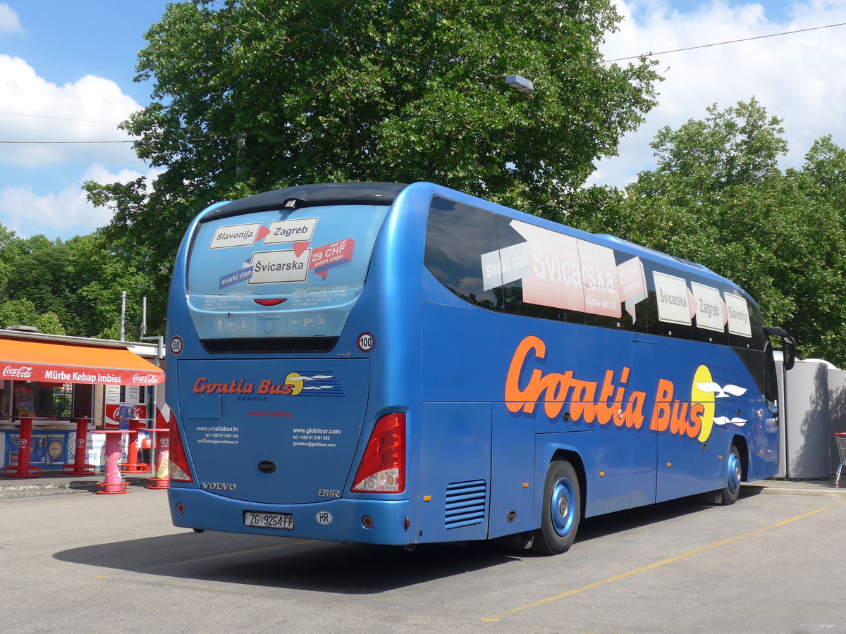 (194'264) - Aus Kroatien: Croatia Bus, Zagreb - ZG 9264-FF - Volvo/Atomic am 18. Juni 2018 in Zrich, Sihlquai