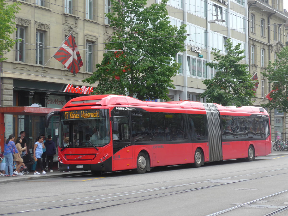 (194'372) - Bernmobil, Bern - Nr. 890/BE 832'890 - Volvo am 24. Juni 2018 beim Bahnhof Bern