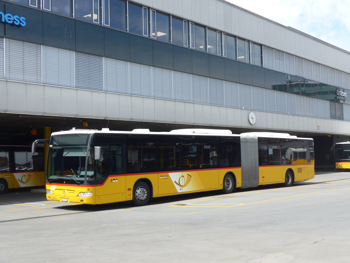 (194'398) - Steiner, Ortschwaben - Nr. 14/BE 336'245 - Mercedes am 24. Juni 2018 in Bern, Postautostation