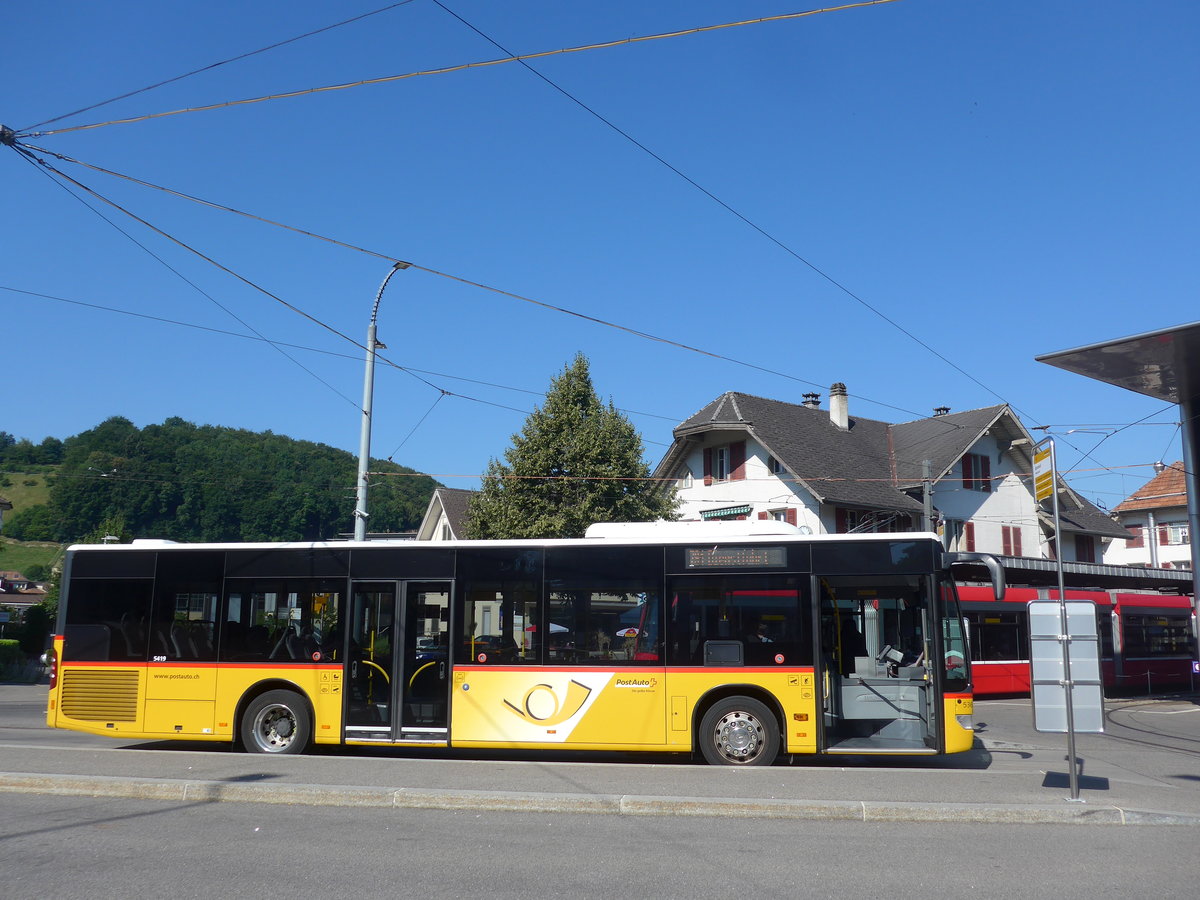 (194'459) - PostAuto Bern - Nr. 536/BE 734'536 - Mercedes am 1. Juli 2018 beim Bahnhof Worb Dorf
