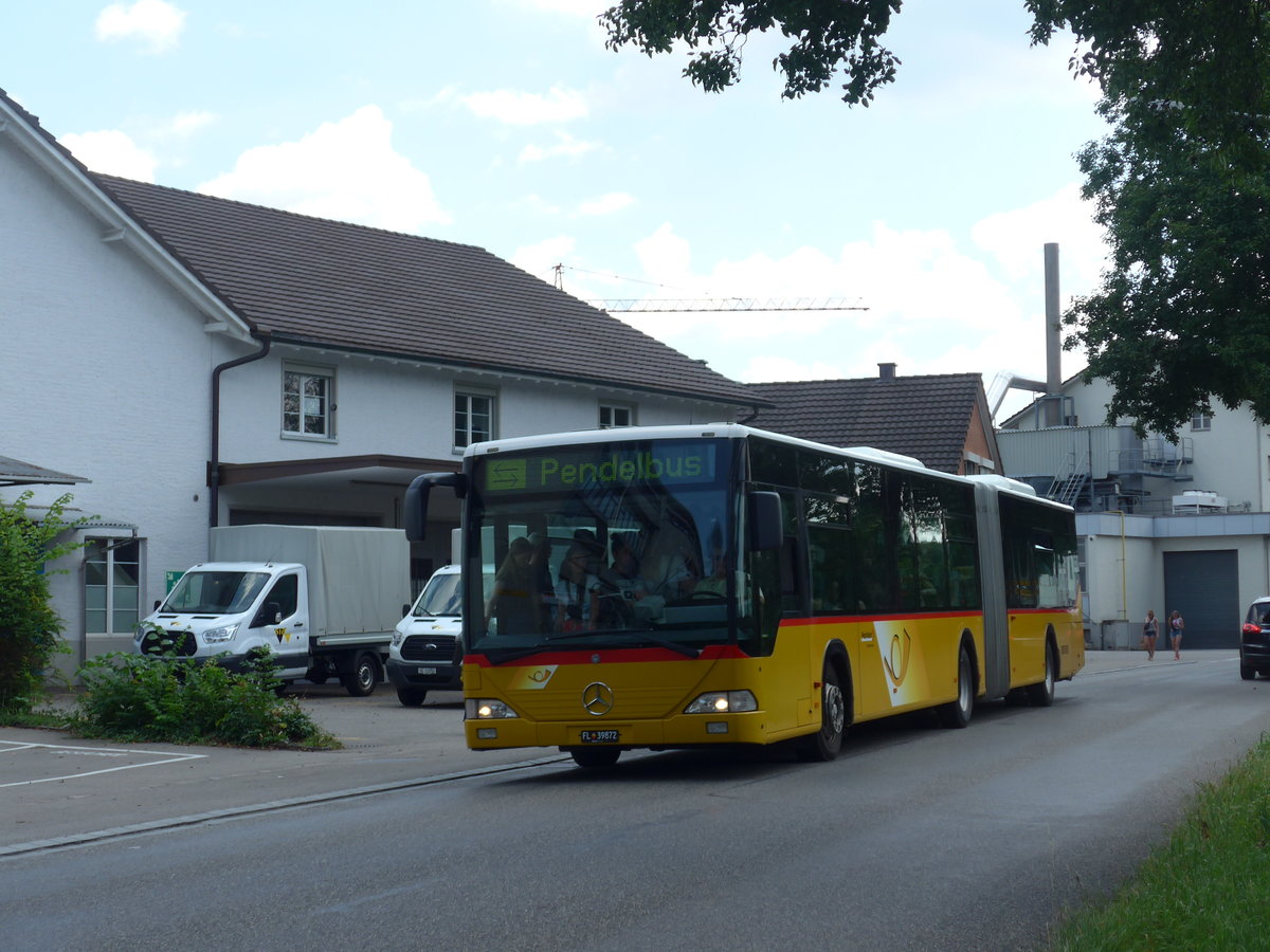 (194'602) - Aus Liechtenstein: Marxer, Mauren - FL 39'872 - Mercedes (ex PostAuto Nordschweiz am 7. Juli 2018 in Frauenfeld, Wydenstrasse