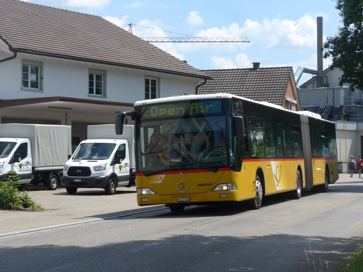 (194'603) - Eurobus, Arbon - Nr. 9/TG 177'219 - Mercedes am 7. Juli 2018 in Frauenfeld, Wydenstrasse