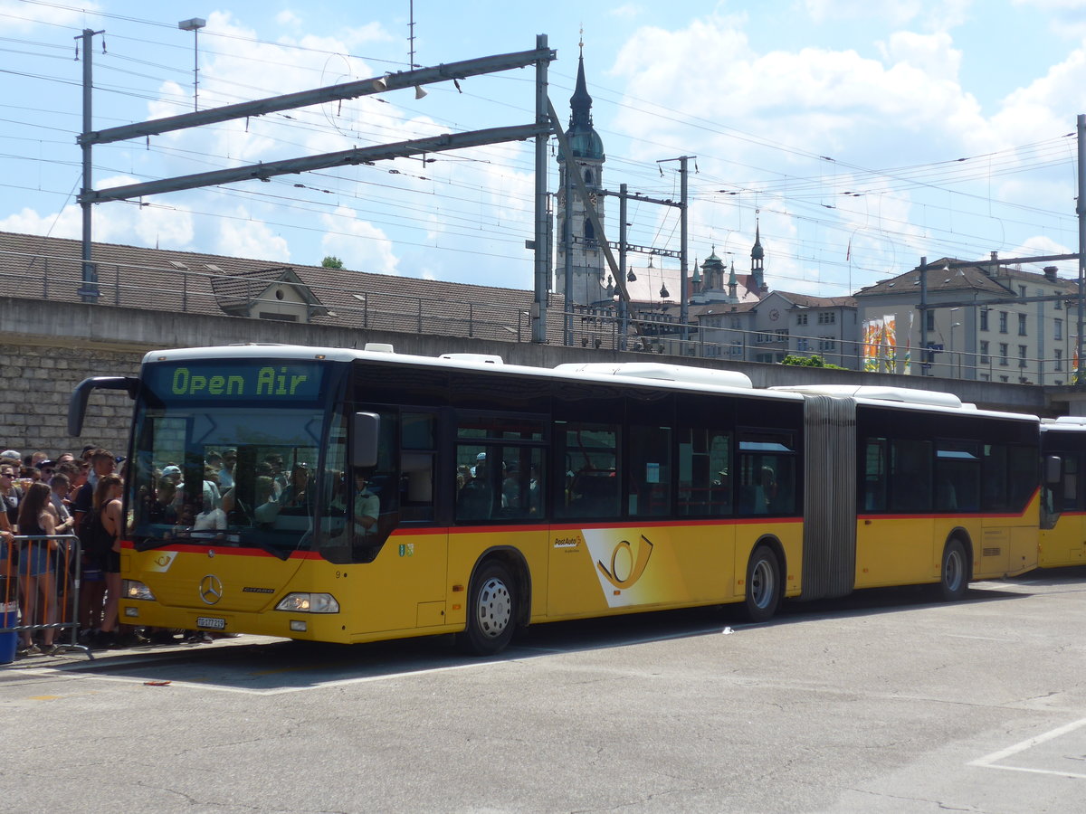 (194'613) - Eurobus, Arbon - Nr. 9/TG 177'219 - Mercedes am 7. Juli 2018 in Frauenfeld, Jugdendmusikschule