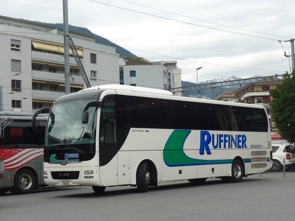(194'947) - Ruffiner, Turtmann - VS 460'621 - MAN am 21. Juli 2018 beim Bahnhof Brig