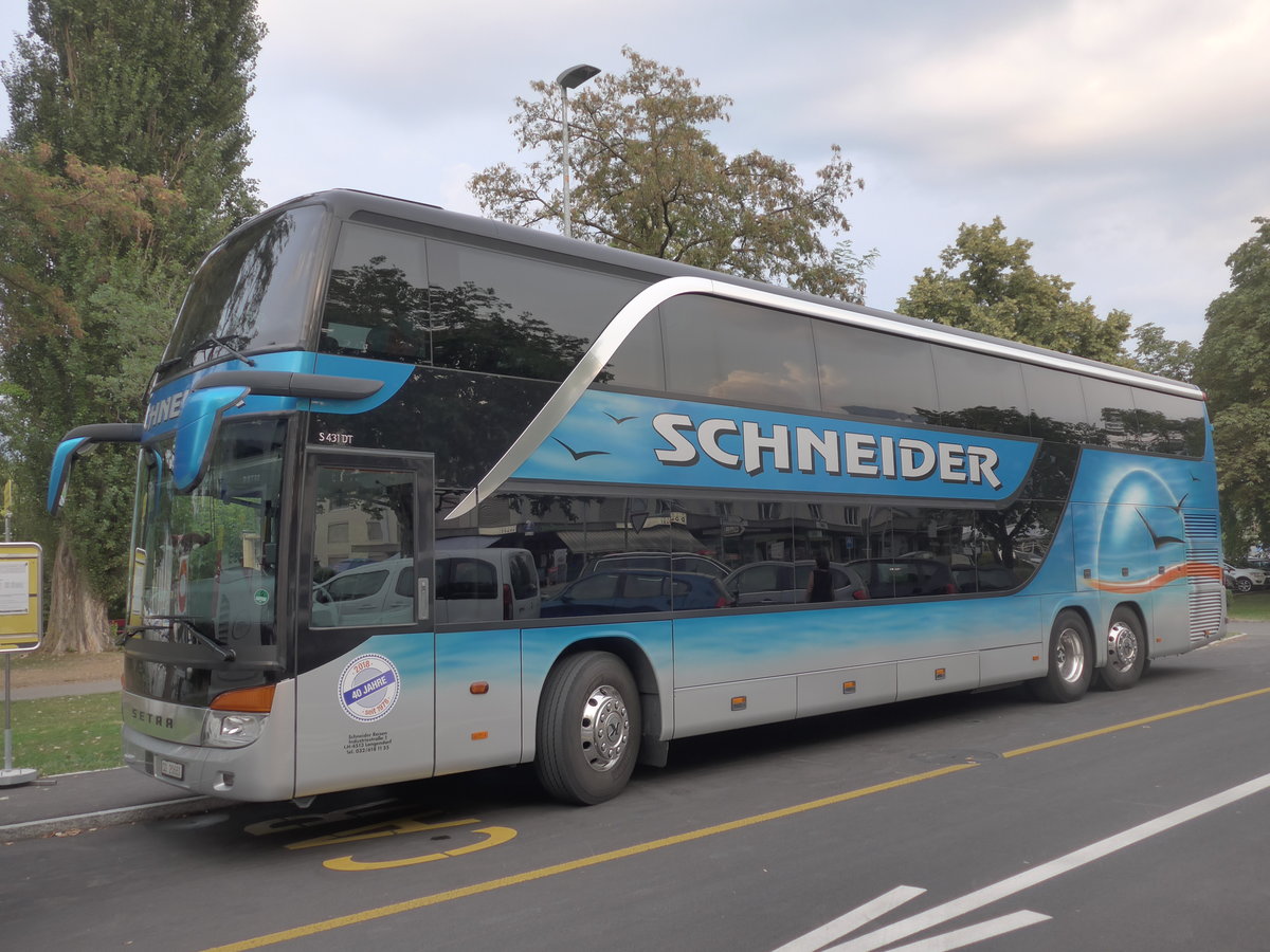 (195'524) - Schneider, Langendorf - SO 20'660 - Setra am 4. August 2018 in Thun, Lachen