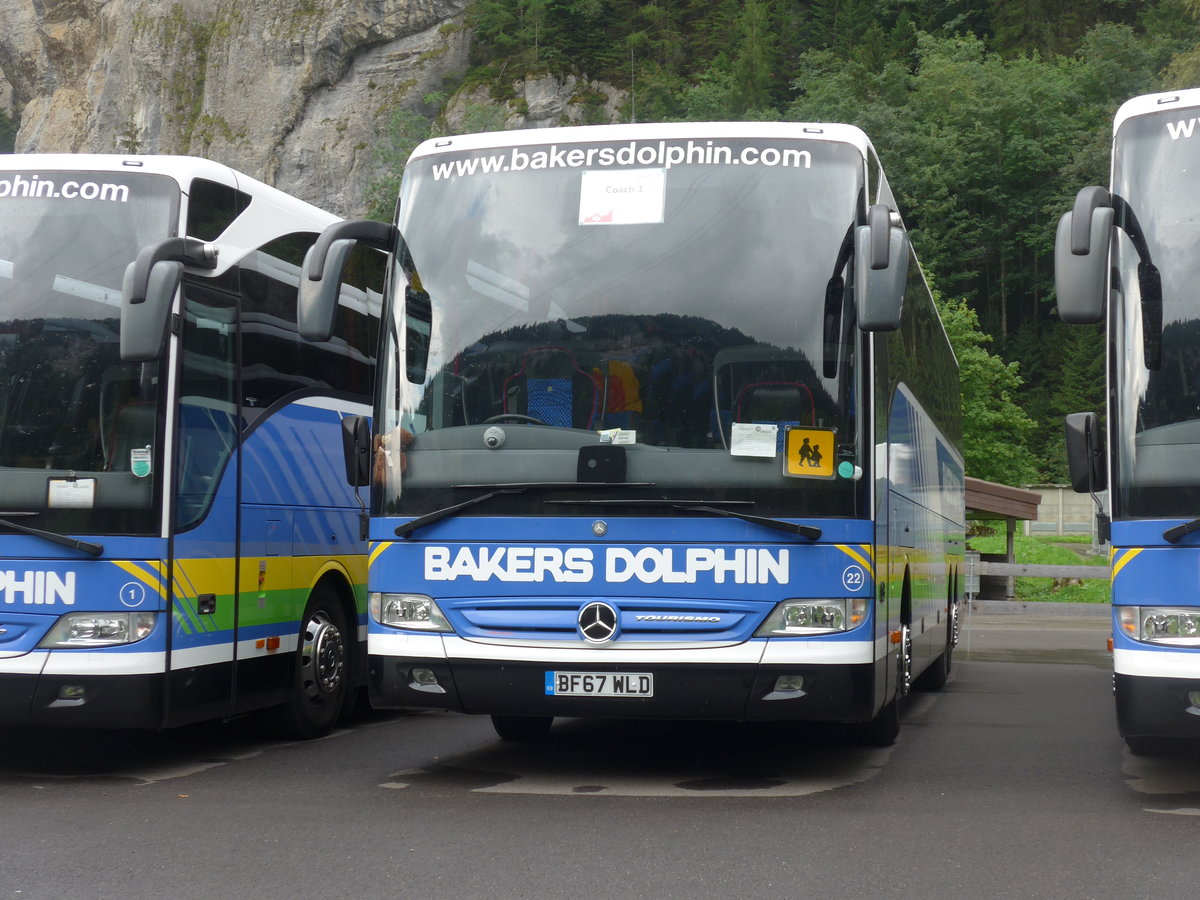 (195'984) - Aus England: Bakers Dolphin, Bristol - Nr. 22/BF67 WLD - Mercedes am 18. August 2018 in Kandersteg