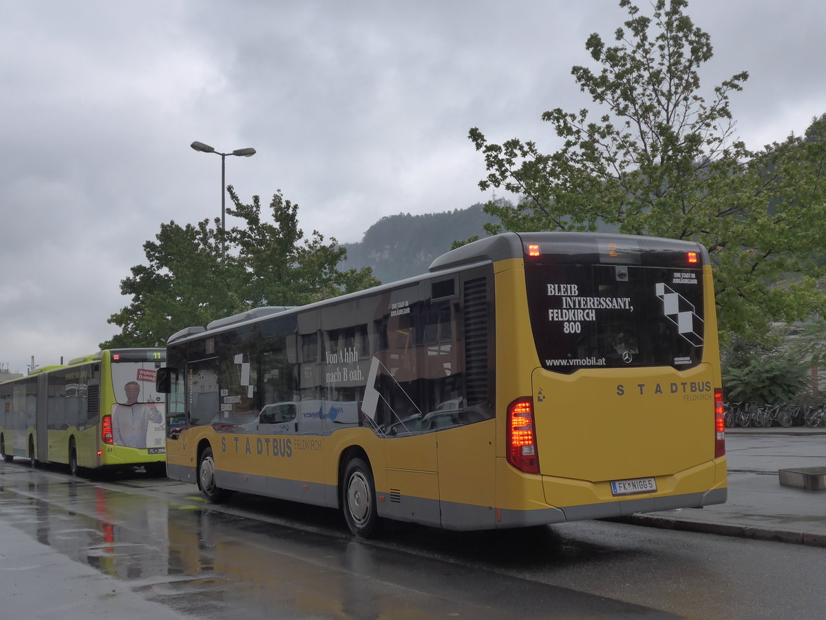 (196'280) - Stadtbus, Feldkirch - FK NIGG 5 - Mercedes am 1. September 2018 beim Bahnhof Feldkirch