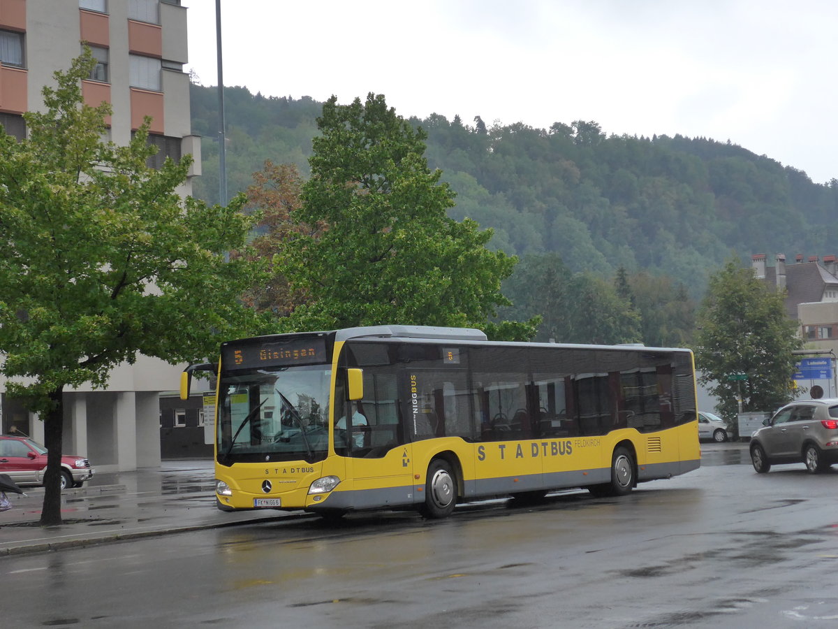 (196'286) - Stadtbus, Feldkirch - FK NIGG 6 - Mercedes am 1. September 2018 beim Bahnhof Feldkirch