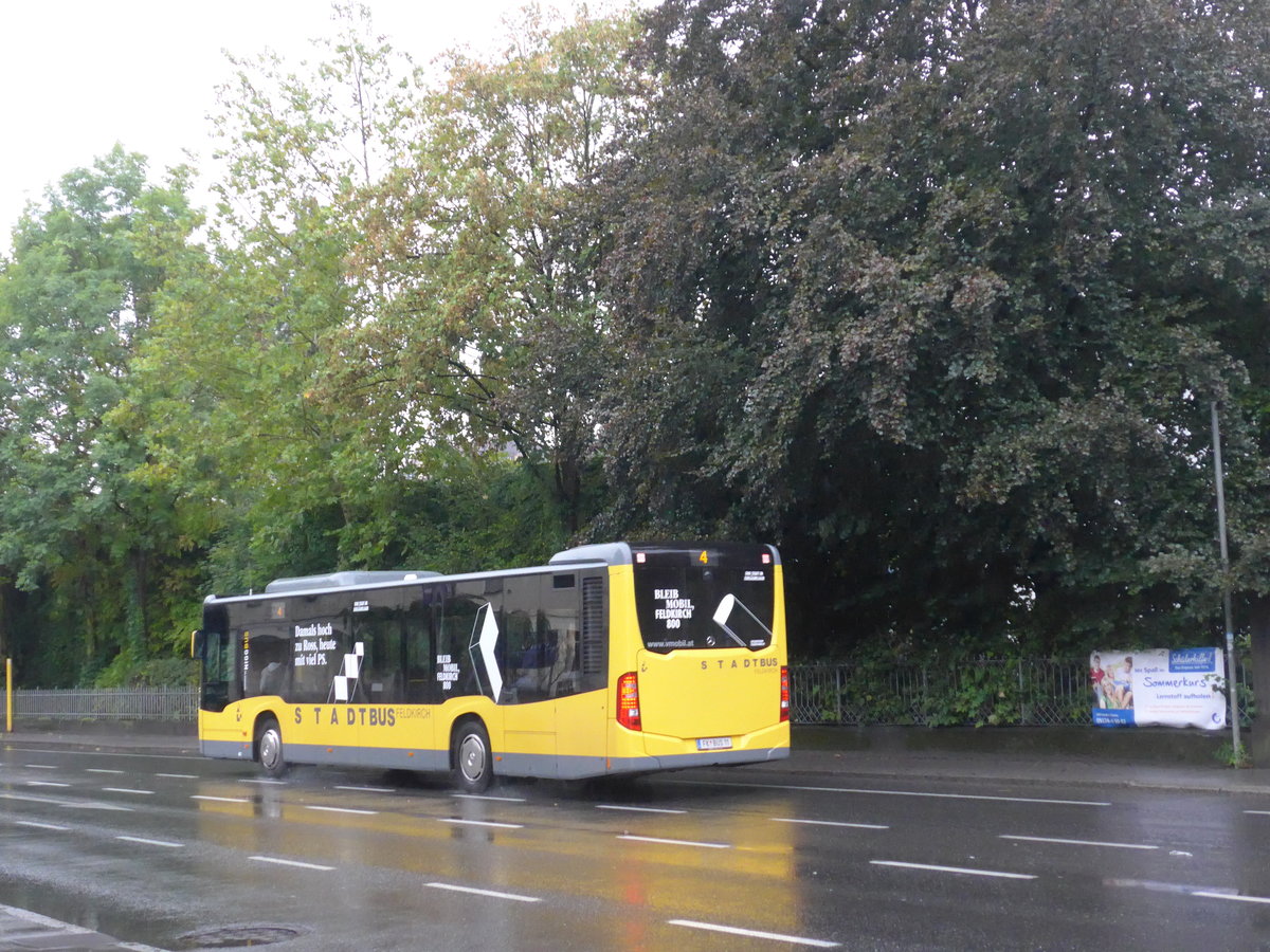 (196'290) - Stadtbus, Feldkirch - FK BUS 11 - Mercedes am 1. September 2018 in Feldkirch, Bahnhofstrasse