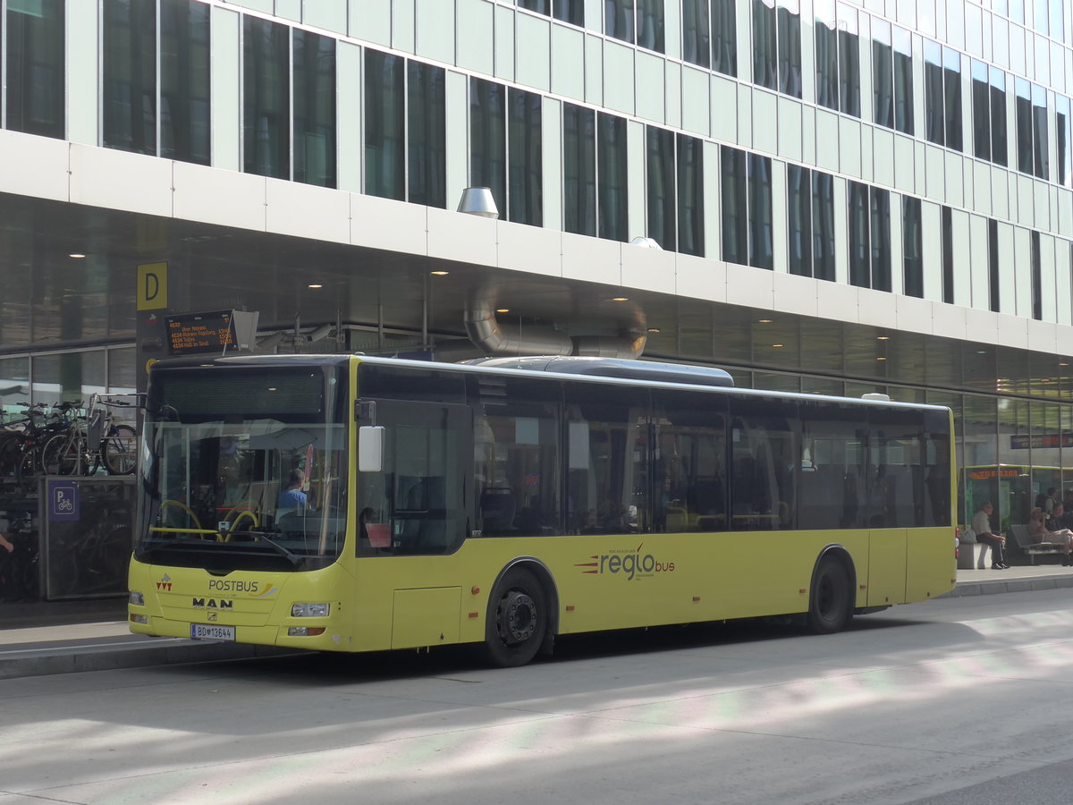 (196'702) - PostBus - BD 13'644 - MAN am 10. September 2018 beim Bahnhof Innsbruck