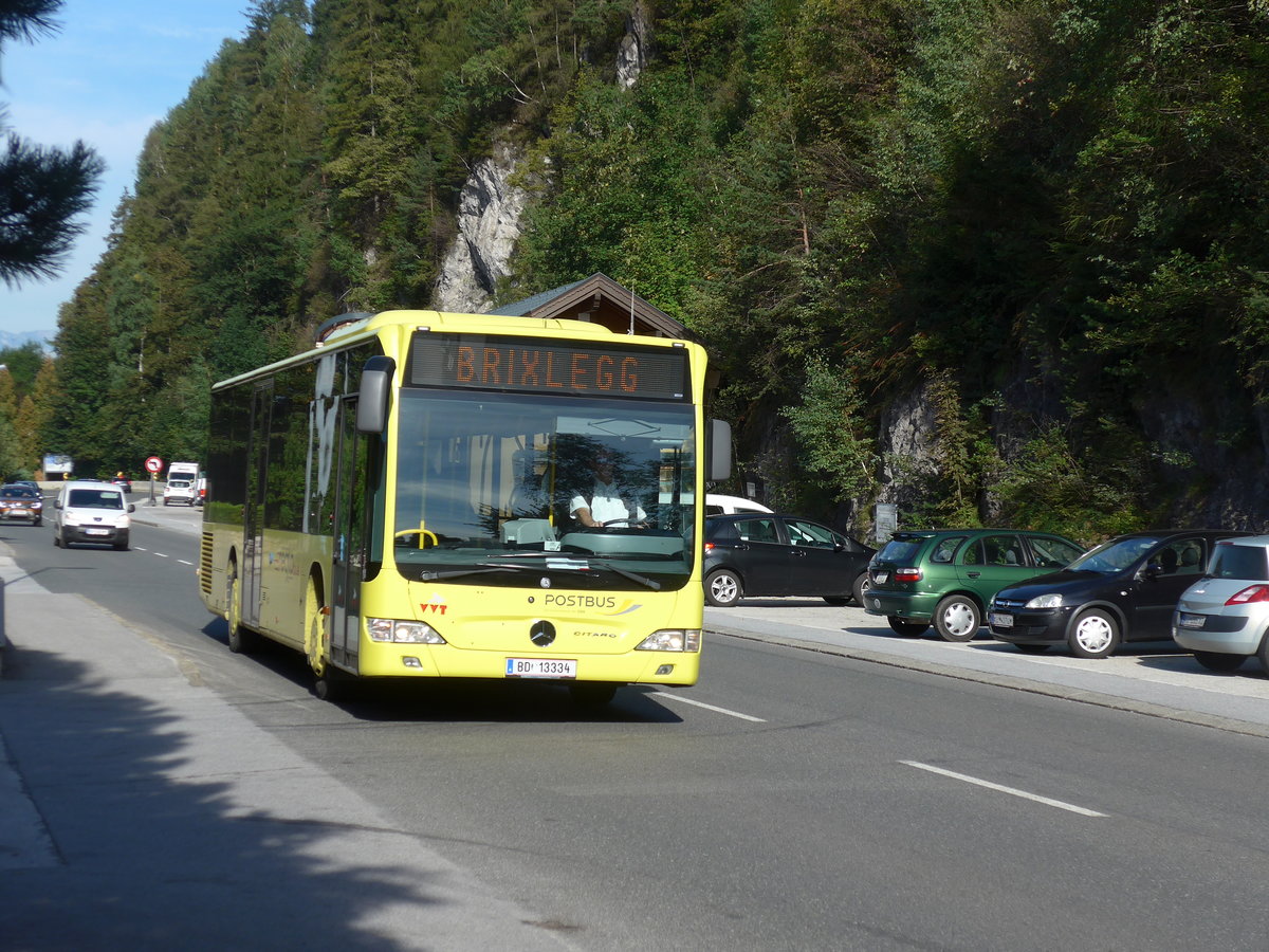 (196'833) - PostBus - BD 13'334 - Mercedes am 11. September 2018 in Brixlegg, Innsbrucker Strasse