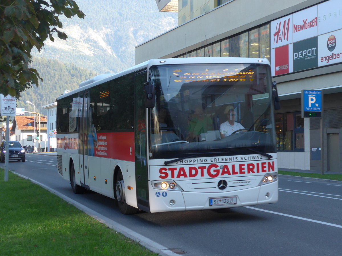 (196'887) - Ledermair, Schwaz - SZ 133 ZL - Mercedes am 12. September 2018 in Schwaz, Innsbrucker Strasse