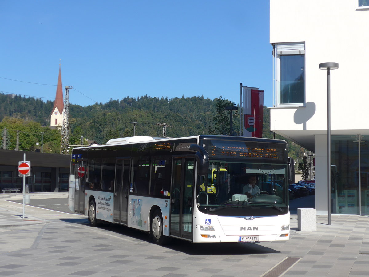 (196'929) - SWK Kufstein - KU 255 XE - MAN am 12. September 2018 beim Bahnhof Kufstein