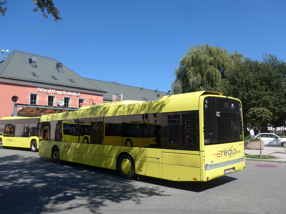 (196'958) - Ledermair, Schwaz - SZ 133 ZC - Solaris am 12. September 2018 beim Bahnhof Wrgl
