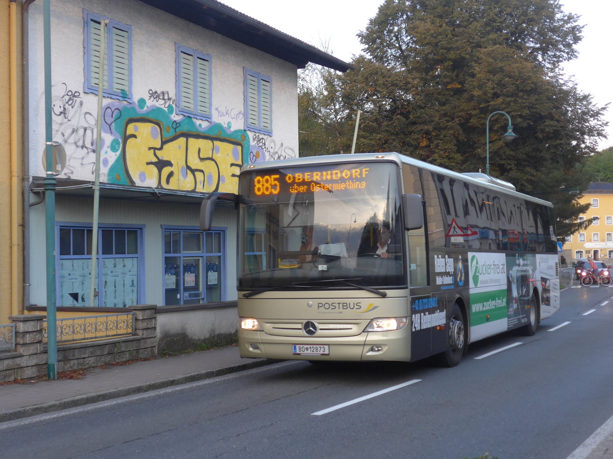 (196'995) - PostBus - BD 12'873 - Mercedes am 13. September 2018 in Oberndorf, Altoberndorf