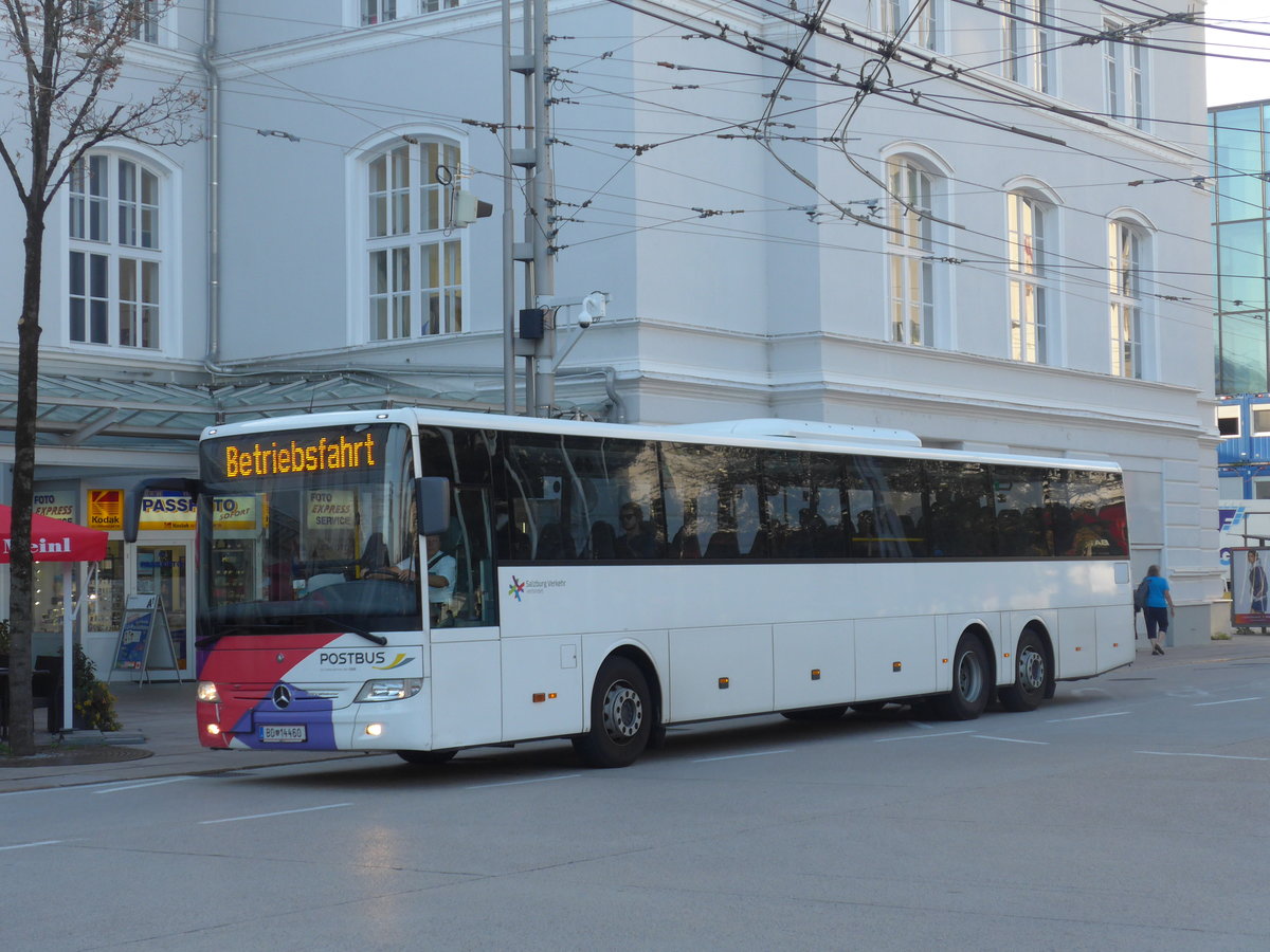 (196'999) - PostBus - BD 14'460 - Mercedes am 13. September 2018 beim Bahnhof Salzburg