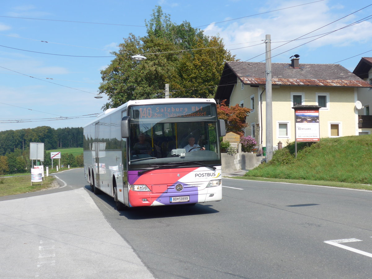 (197'211) - PostBus - BD 13'899 - Mercedes am 13. September 2018 in Mayrwies, Daxluegstrasse