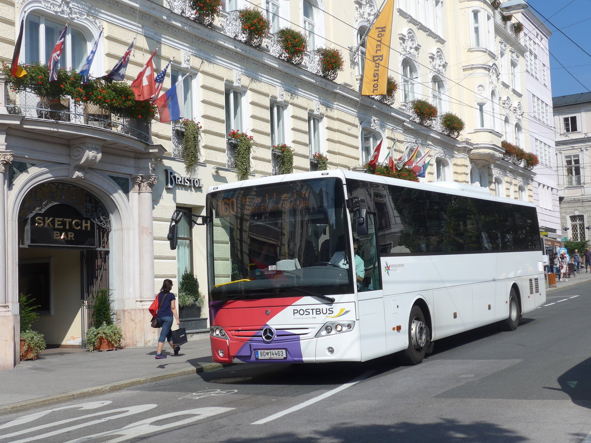 (197'228) - PostBus - BD 14'463 - Mercedes am 13. September 2018 in Salzburg, Makartplatz