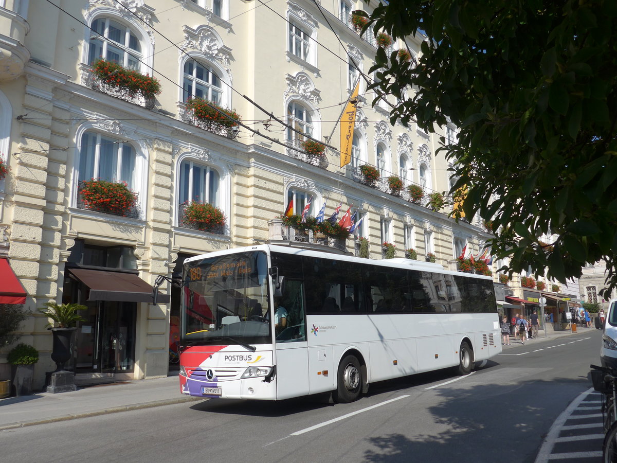 (197'277) - PostBus - BD 14'511 - Mercedes am 13. September 2018 in Salzburg, Makartplatz