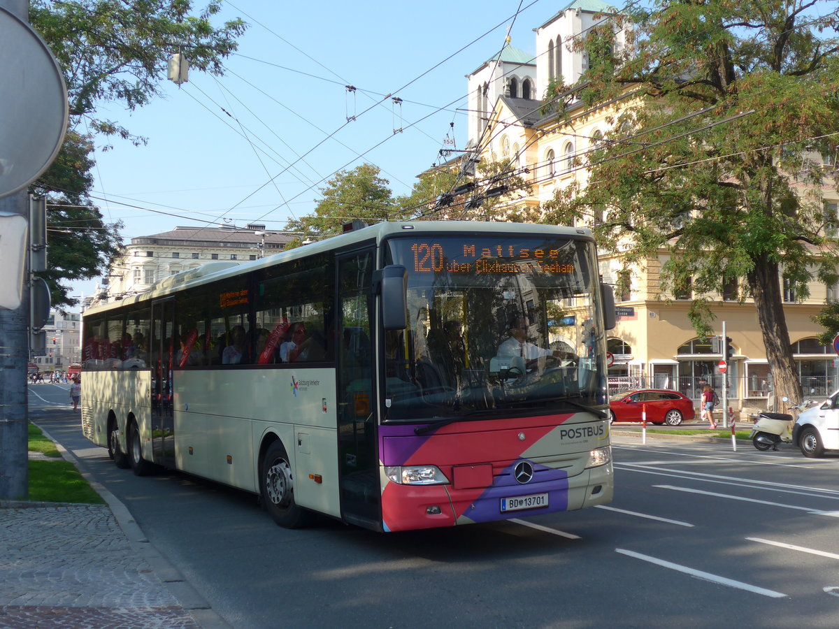 (197'288) - PostBus - BD 13'701 - Mercedes am 13. September 2018 in Salzburg, Mirabellplatz
