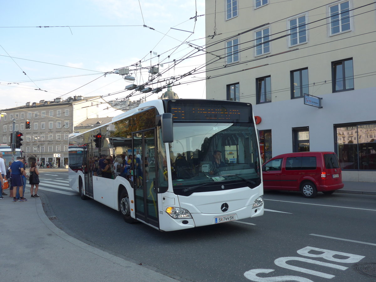 (197'338) - Albus, Salzburg - Nr. L1573/S 744 SH - Mercedes am 13. September 2018 in Salzburg, Hanuschplatz