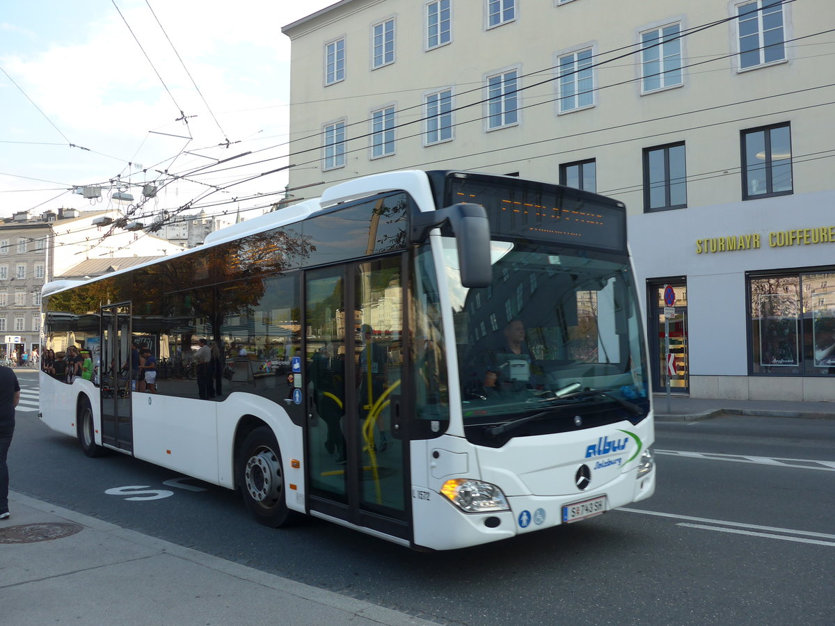 (197'373) - Albus, Salzburg - Nr. L1572/S 743 SH - Mercedes am 13. September 2018 in Salzburg, Hanuschplatz