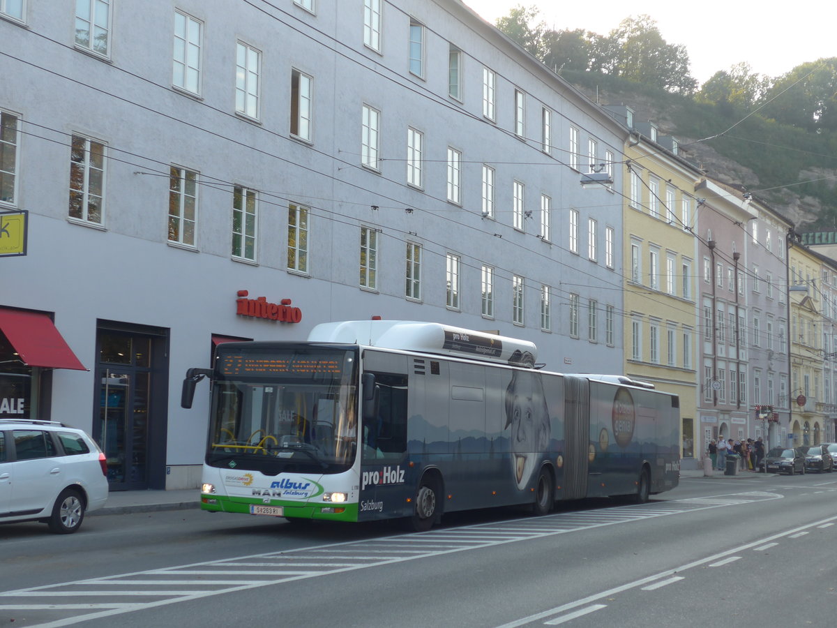 (197'375) - Albus, Salzburg - Nr. L1798/S 263 RI - MAN am 13. September 2018 in Salzburg, Hanuschplatz