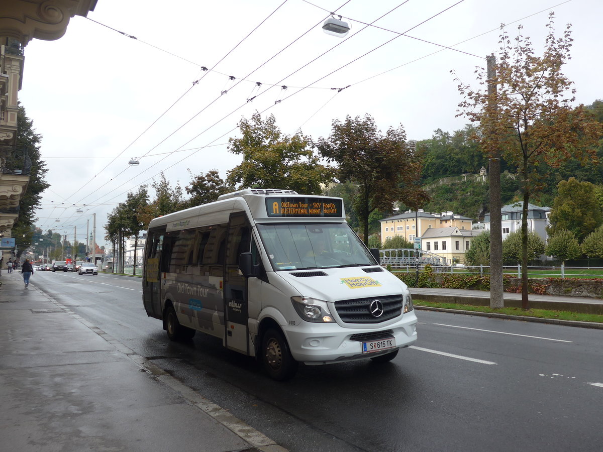 (197'524) - Albus, Salzburg - Nr. L0113/S 615 TK - Mercedes am 14. September 2018 in Salzburg, Mozartsteg