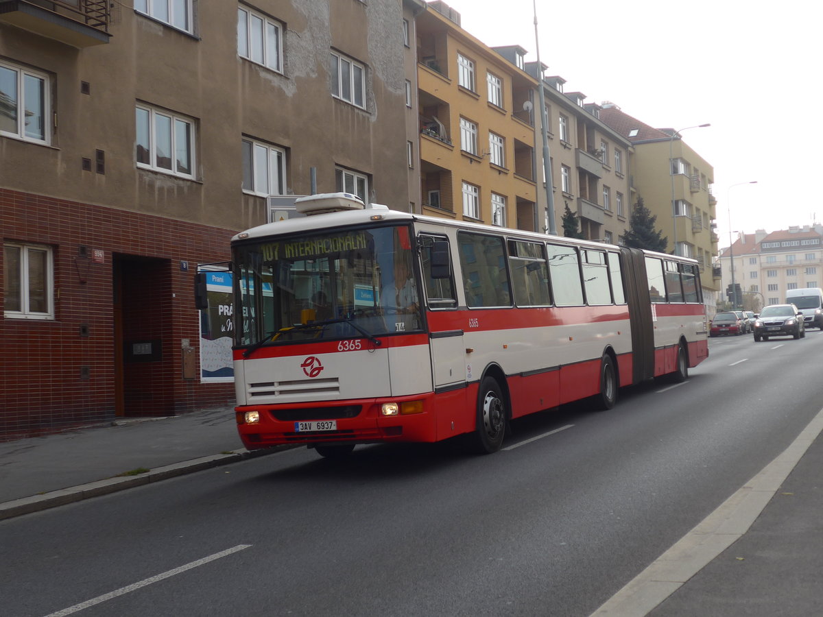 (198'510) - DPP Praha - Nr. 6365/3AV 6937 - Karosa am 19. Oktober 2018 in Praha, Ndraz Podbaba