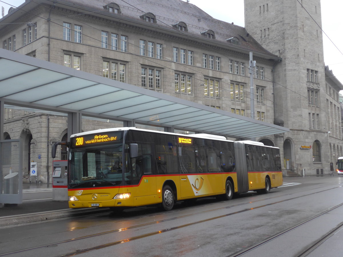 (199'448) - Eurobus, Arbon - Nr. 3/TG 689 - Mercedes am 24. November 2018 beim Bahnhof St. Gallen