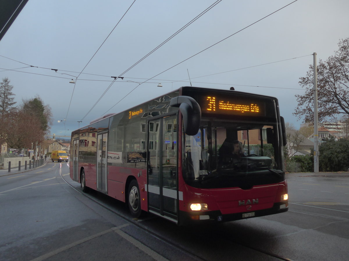 (199'924) - Bernmobil, Bern - Nr. 153/BE 716'153 - MAN am 10. Dezember 2018 beim Bahnhof Bern Europaplatz