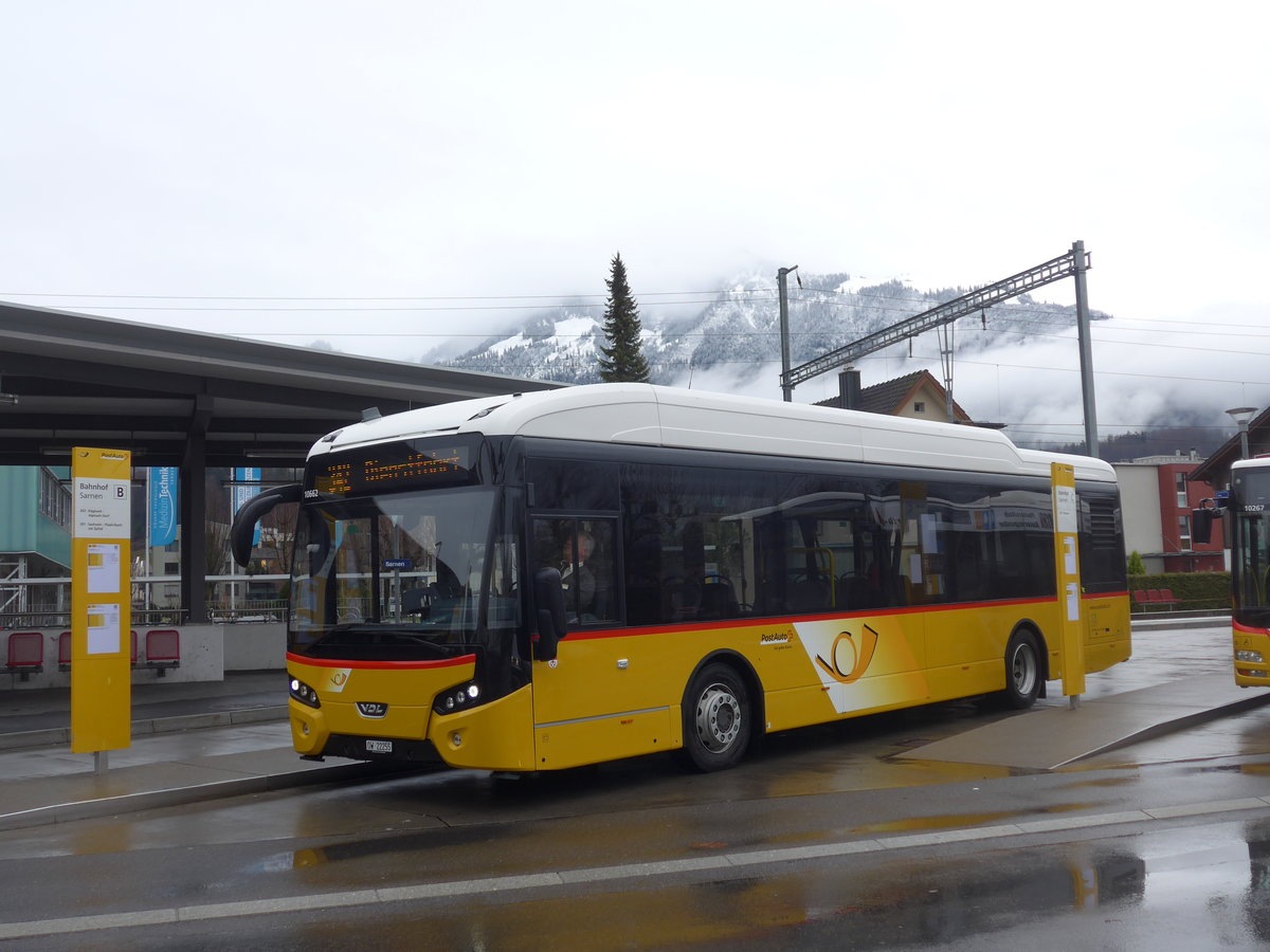 (200'123) - PostAuto Zentralschweiz - OW 22'255 - VDL am 24. Dezember 2018 beim Bahnhof Sarnen