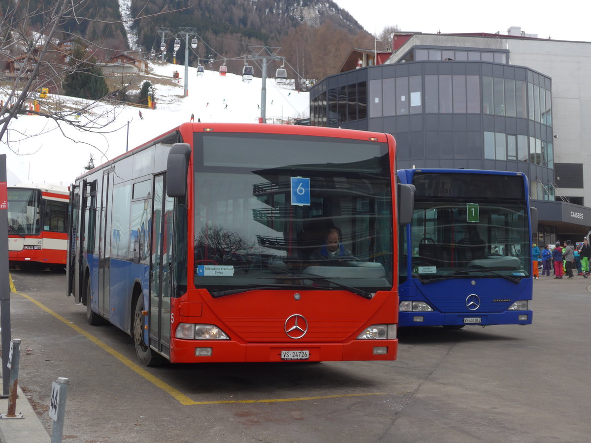(200'357) - Lathion, Sion - Nr. 5/VS 24'726 - Mercedes (ex Chrisma, St. Moritz Nr. 1) am 30. Dezember 2018 in Haute-Nendaz, Tlcabine