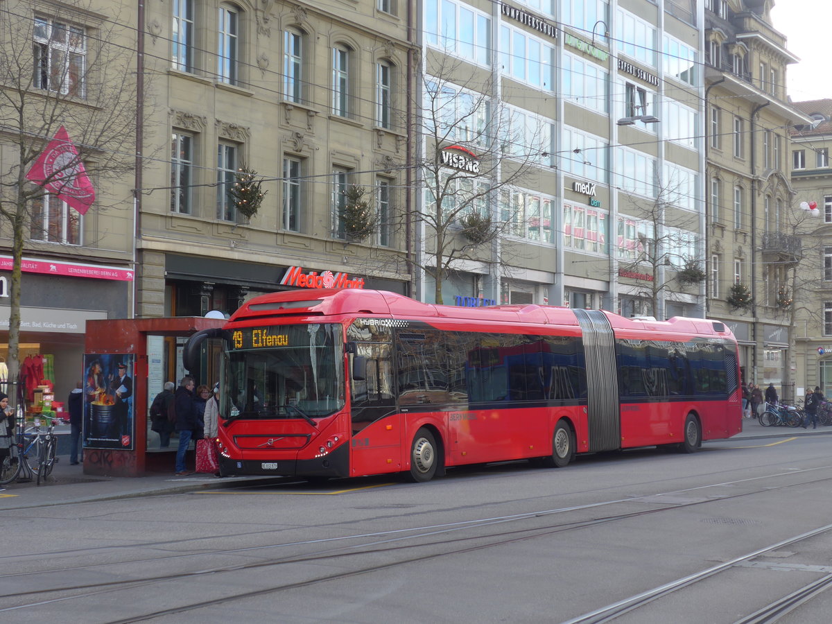 (200'432) - Bernmobil, Bern - Nr. 879/BE 832'879 - Volvo am 31. Dezember 2018 beim Bahnhof Bern