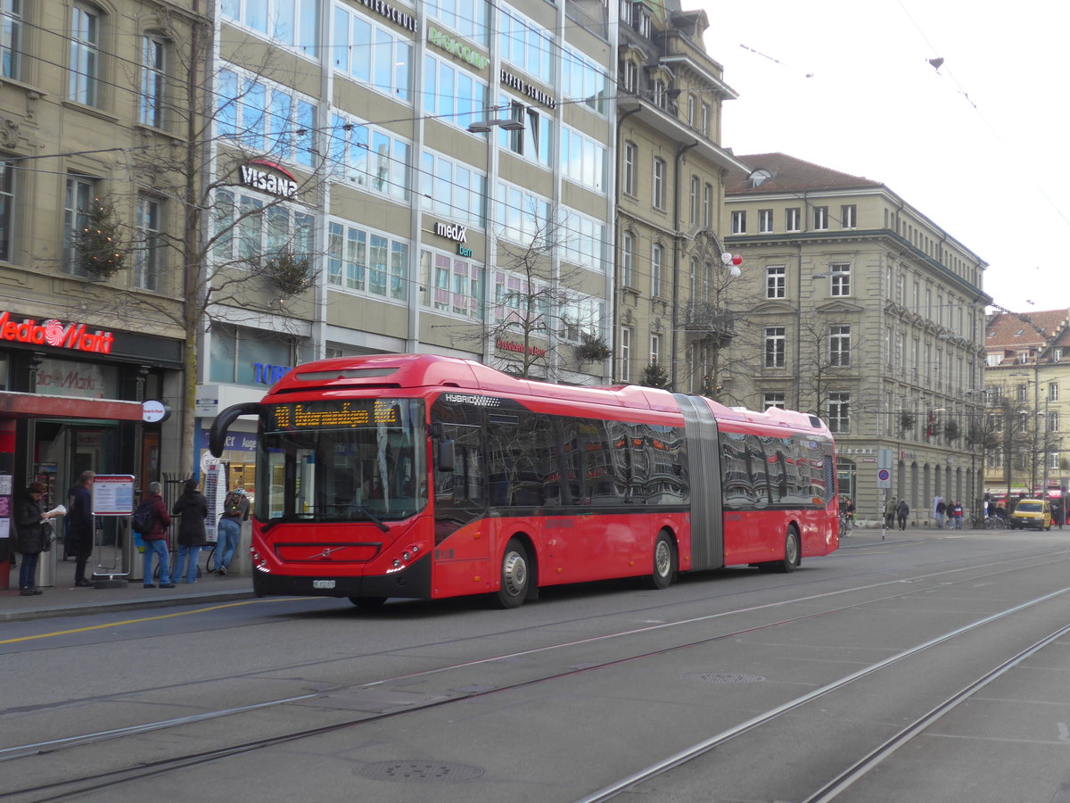 (200'433) - Bernmobil, Bern - Nr. 878/BE 832'878 - Volvo am 31. Dezember 2018 beim Bahnhof Bern