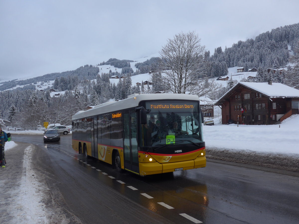 (200'765) - Steiner, Messen - SO 20'145 - Scania/Hess am 12. Januar 2019 in Adelboden, Oey