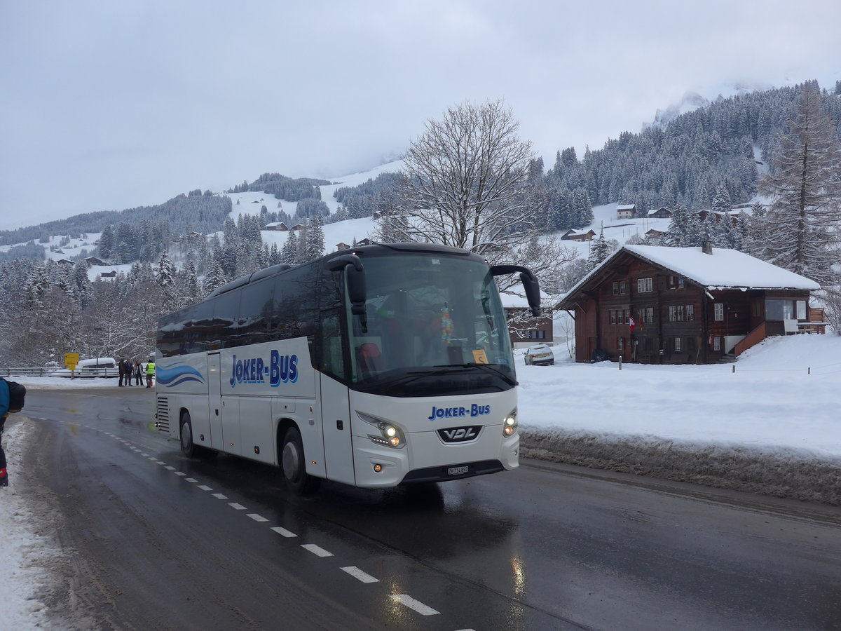 (200'780) - Joker-Bus, Zrich - ZH 714'892 - VDL am 12. Januar 2019 in Adelboden, Oey
