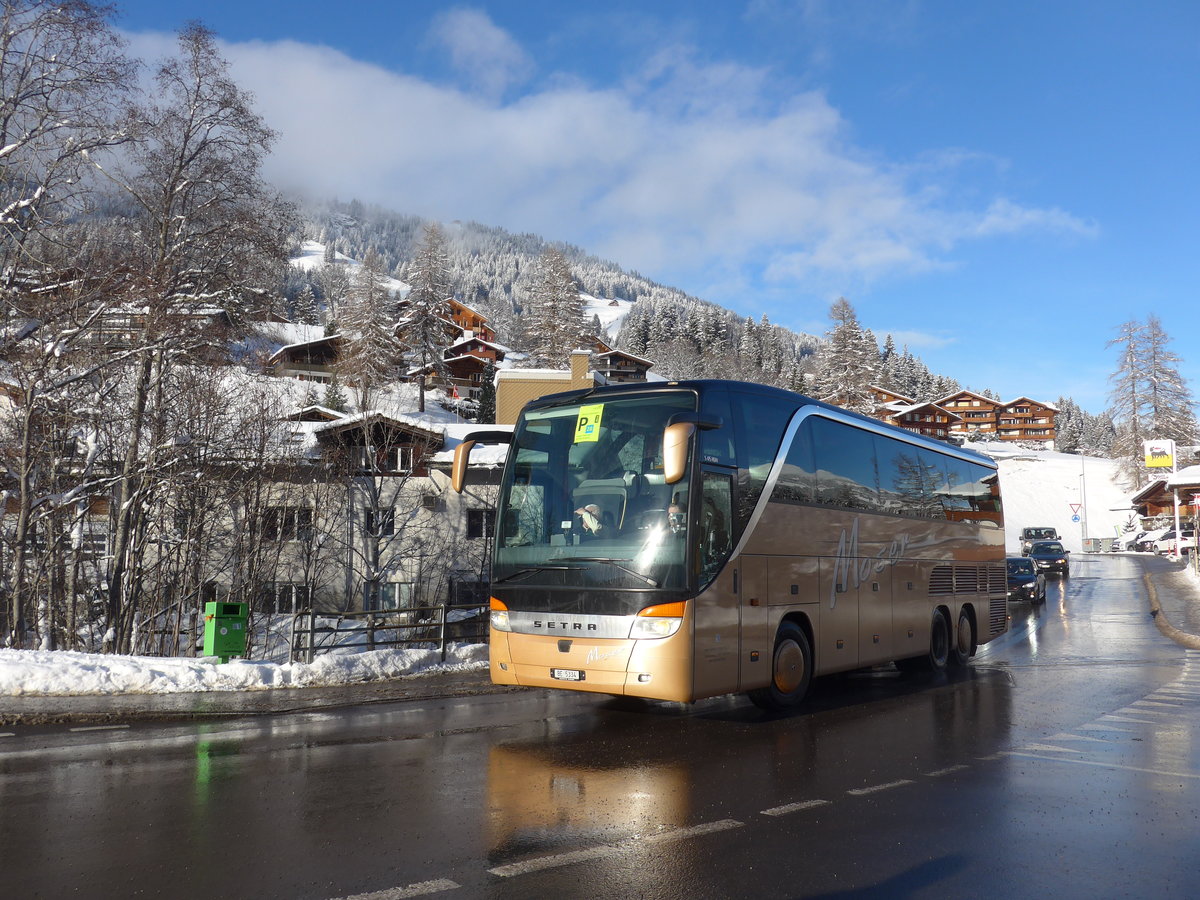 (200'968) - Moser, Teuffenthal - BE 5334 - Setra am 12. Januar 2019 in Adelboden, Oey