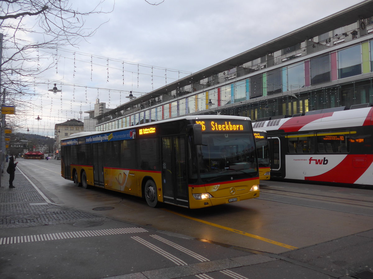 (201'199) - PostAuto Ostschweiz - TG 158'220 - Mercedes (ex Nr. 8) am 17. Januar 2019 beim Bahnhof Frauenfeld