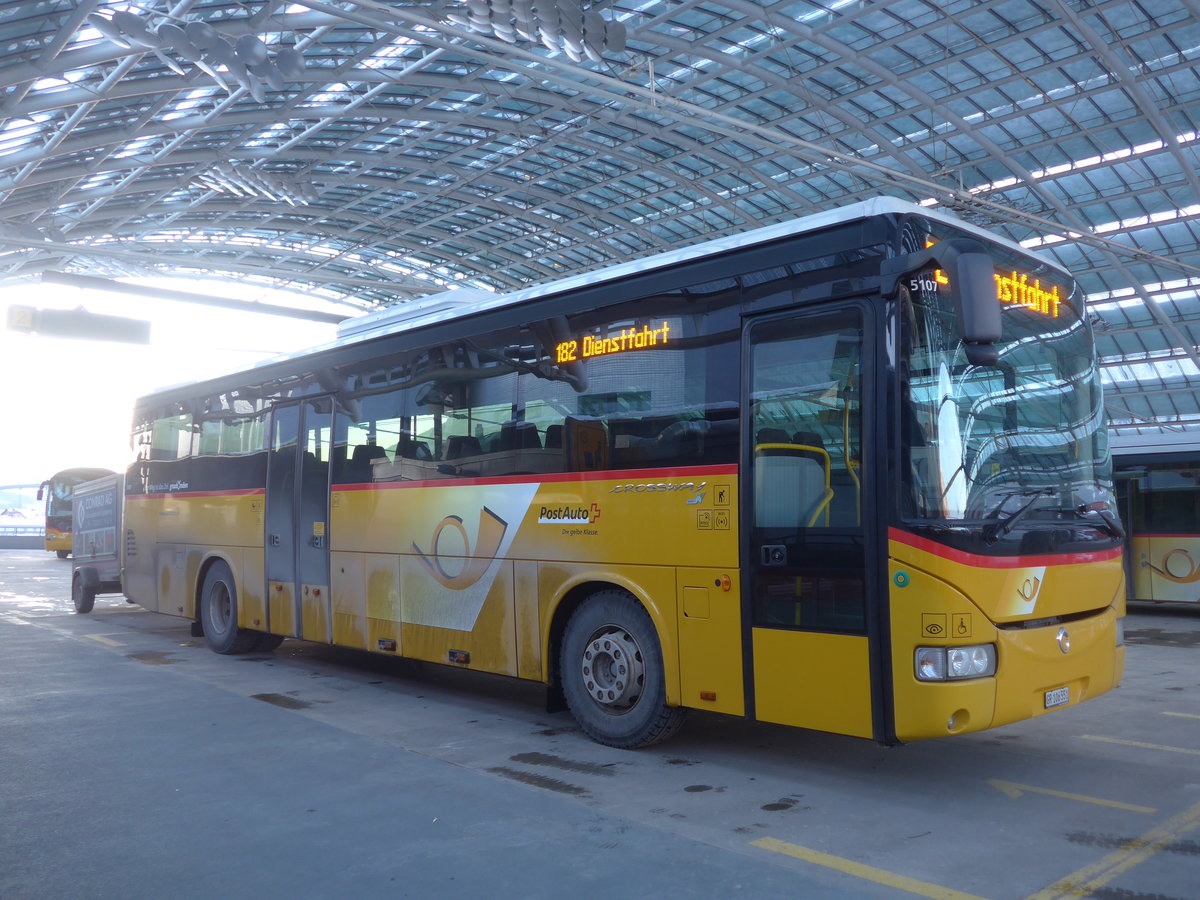 (201'305) - PostAuto Graubnden - GR 106'551 - Irisbus am 19. Januar 2019 in Chur, Postautostation