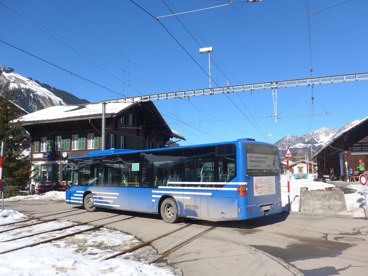 (201'681) - AFA Adelboden - Nr. 94/BE 26'974 - Mercedes am 17. Februar 2019 beim Bahnhof Lenk