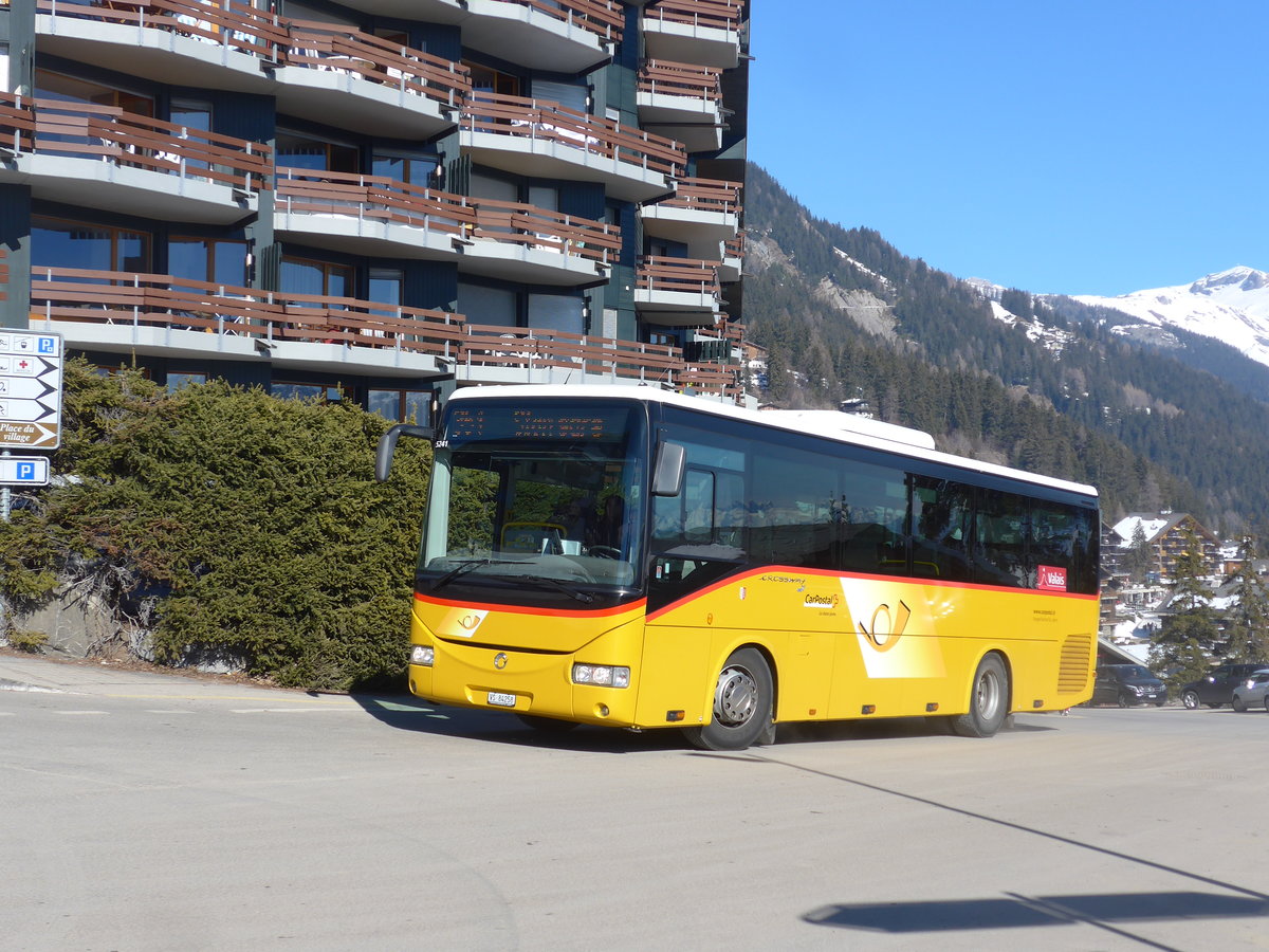 (201'781) - Buchard, Leytron - VS 84'258 - Irisbus am 24. Februar 2019 in Anzre, Tlcabine