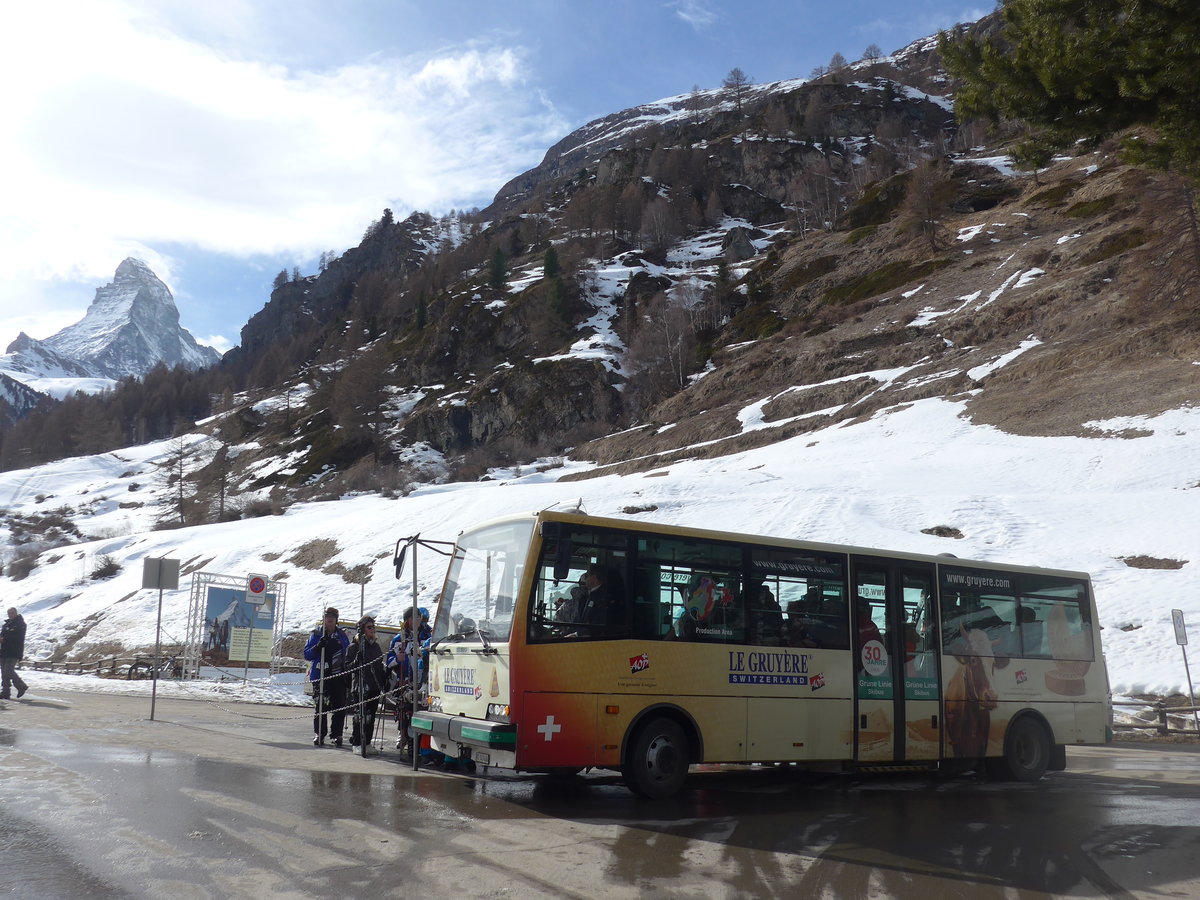 (201'871) - OBZ Zermatt - Nr. 8/VS 143'406 - Stimbo am 3. Mrz 2019 in Zermatt, Matterhorn glacier paradise