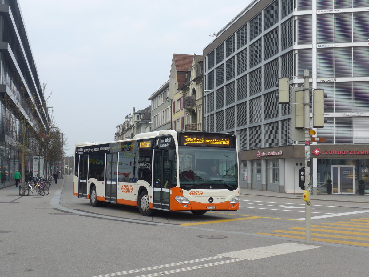 (203'565) - BSU Solothurn - Nr. 91/SO 172'091 - Mercedes am 13. April 2019 beim Hauptbahnhof Solothurn