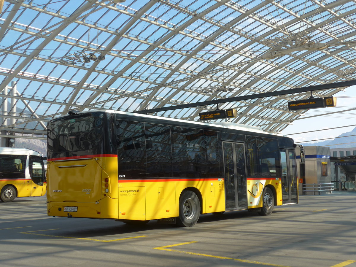 (203'806) - Reptrans, Salouf - GR 49'680 - Volvo am 19. April 2019 in Chur, Postautostation