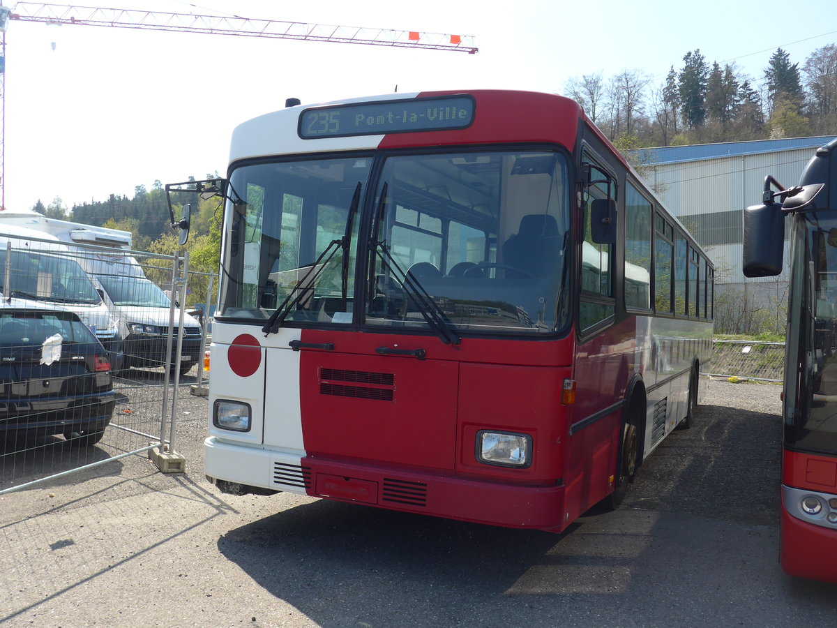 (203'831) - TPF Fribourg - Nr. 12 - Volvo/Lauber (ex GFM Fribourg Nr. 12) am 19. April 2019 in Kloten, EvoBus