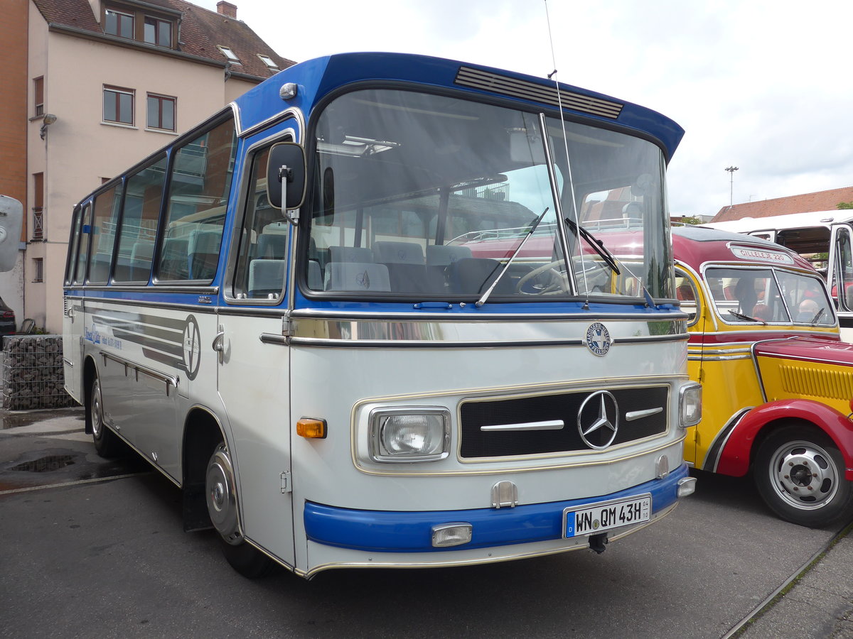 (204'021) - Aus Deutschland: Vetter, Fellbach - WN-QM 43H - Mercedes/Vetter am 26. April 2019 in Haguenau, Parkplatz