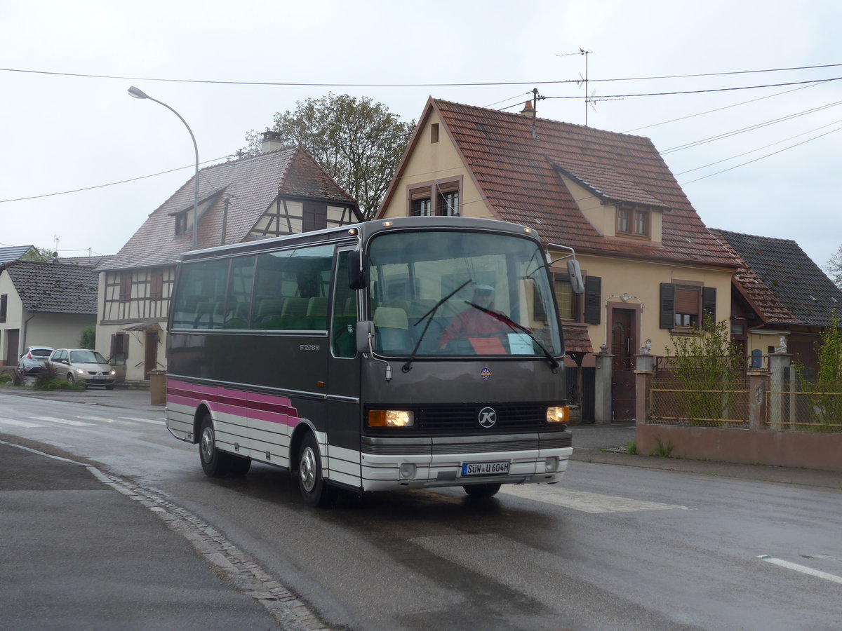 (204'238) - Aus Deutschland: ??? - SW-U 604H - Setra (ex Schweizer Armee) am 27. April 2019 in Stundwiller, Rue Principal